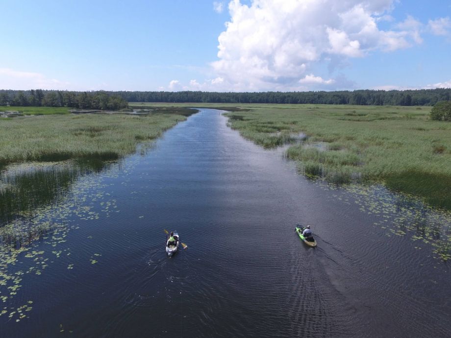 Рыбалка на каяках в Финляндии